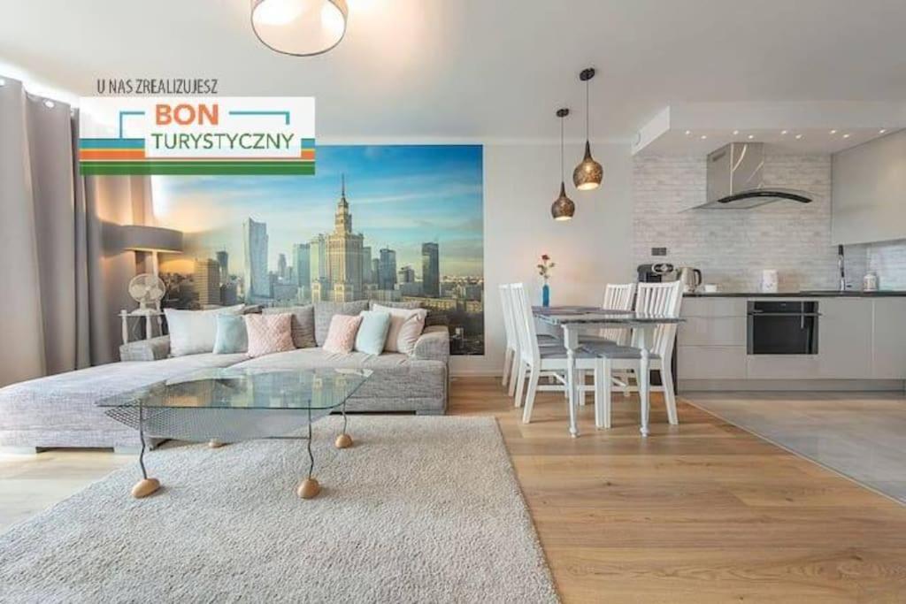 City Center-Comfortable And Stylish Apartment- P2 วอร์ซอ ภายนอก รูปภาพ