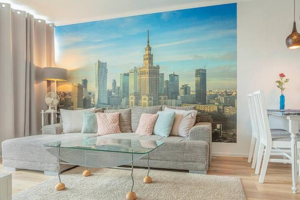 City Center-Comfortable And Stylish Apartment- P2 วอร์ซอ ภายนอก รูปภาพ